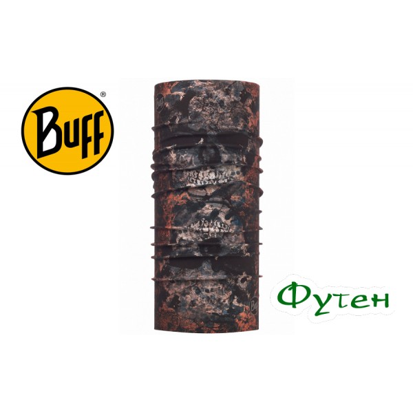 Повязка Buff High UV protection SKULL MUD COPPER