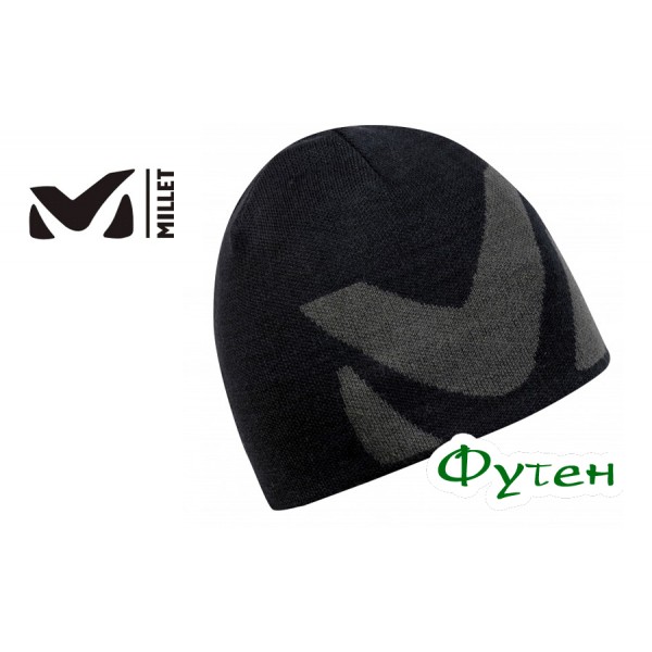 Шапка Millet LOGO BEANIE noir/tarmac