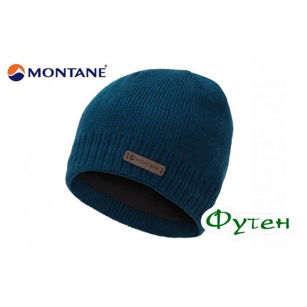 Шапка зимняя мужская Montane RESOLUTE BEANIE narwhal blue