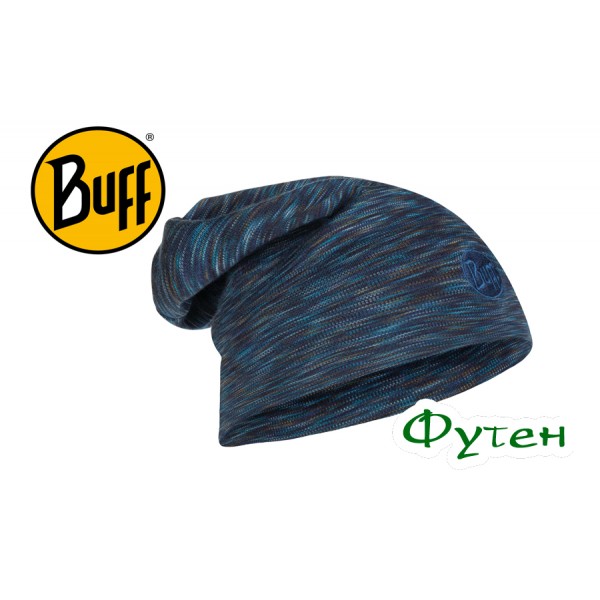 Шапка Buff HEAVYWEIGHT MERINO WOOL HAT denim multi stripes