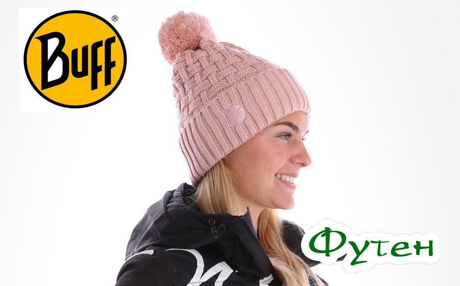 Buff KNITTED & POLAR HAT AIRON blossom pink