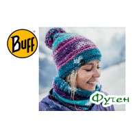 Шапка женская Buff KNITTED & POLAR HAT DORIAN purple imperial