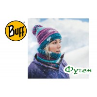 Шапка женская Buff KNITTED & POLAR HAT DORIAN purple imperial