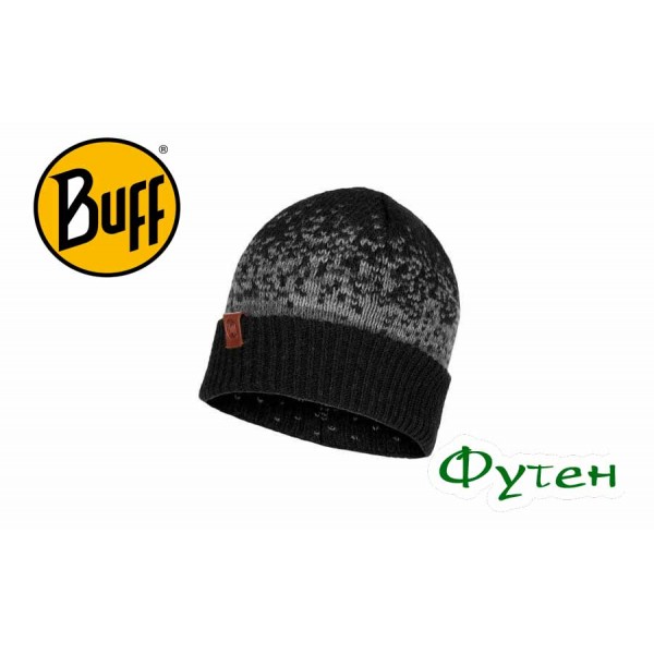 Шапка зимова Buff KNITTED HAT VALTER graphite