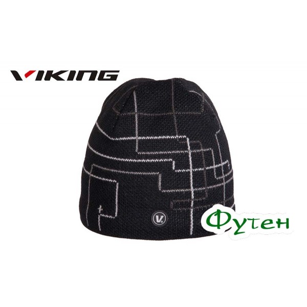 Шапка чоловіча Viking PRIMALOFT CLARK чорна