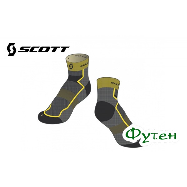 Шкарпетки SCOTT RC LIGHT чорно/жовті 43-46