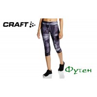 Капрі жіночі бігові Craft DEVOTION CAPRI W 1091 P geo black/black