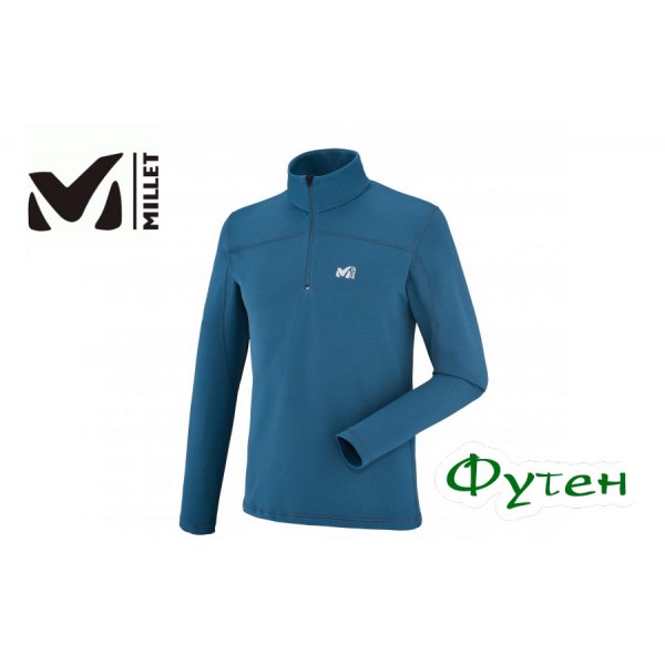 Фліс чоловічий Millet TECHNOSTRETCH PO poseidon