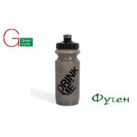 Фляга велосипедная Green Cycle Drink Me gray nipple/black LDPI 0.6 L