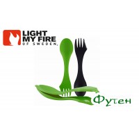 Ловилки с чехлом Light my fire SPORKS'N CASE 2-pack black/green