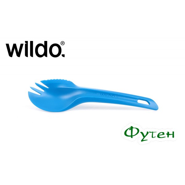 Ложка вилка нож WILDO SPORK  light blue