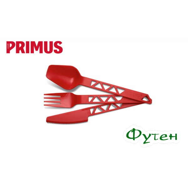 Виделка ложка ніж Primus LIGHTWEIGHT TRAILCUTLERY red