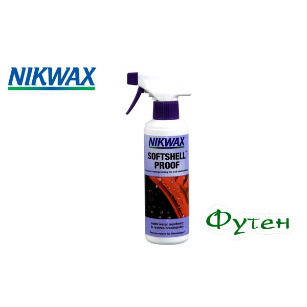 Пропитка-спрей для одежды NIKWAX Soft shell proof 300 мл