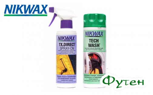 Набор NIKWAX Tech wash 300 мл + Tx direct 300 мл