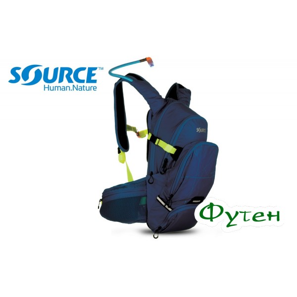 Рюкзак з гідратором Source RIDE 15 dark blue/green