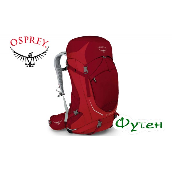 Рюкзак туристический Osprey STRATOS 50 Beet Red