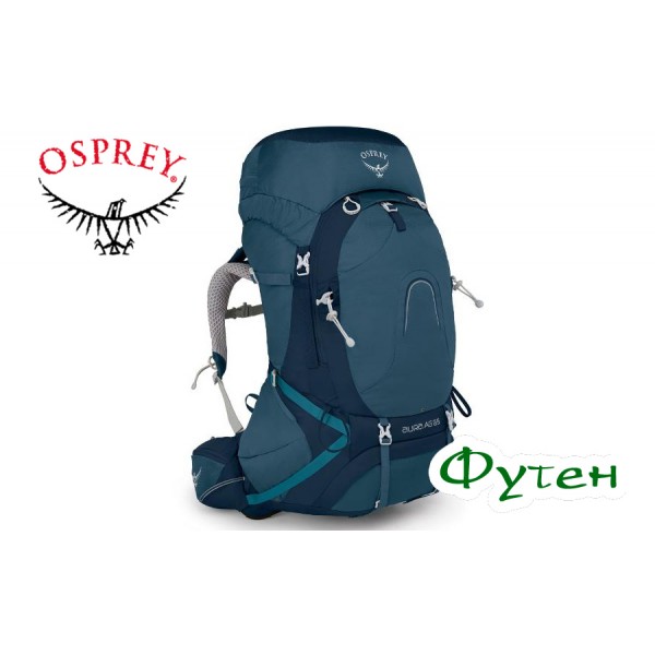 Рюкзак туристический женский Osprey AURA AG 65 Challenger Blue W