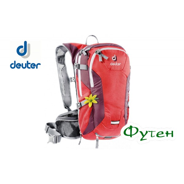 Рюкзак велосипедний жіночий Deuter COMPACT EXP 10 SL fire-aubergine