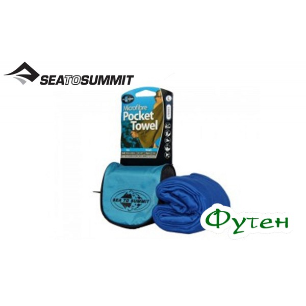 Полотенце походное Sea to Summit POCKET TOWEL REGULAR cobalt 40x80 