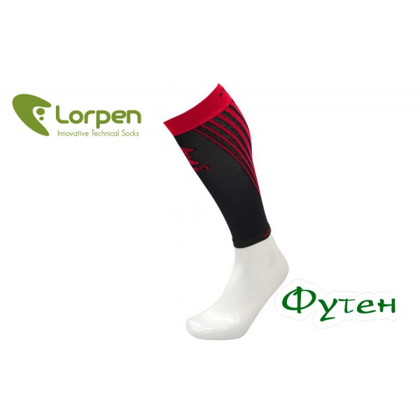 Гетры спортивные Lorpen ABCM black-red