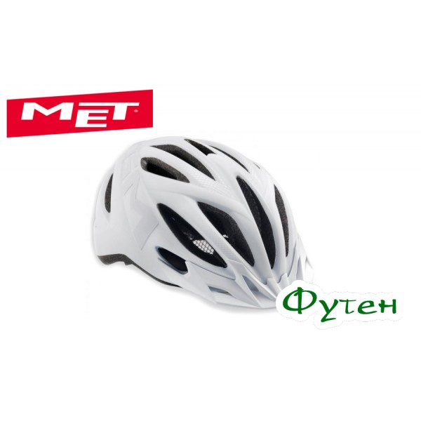 Велошлем Met 20 MILES matt texture white WH