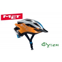 Велошлем Met CROSSOVER orange/cyan XL