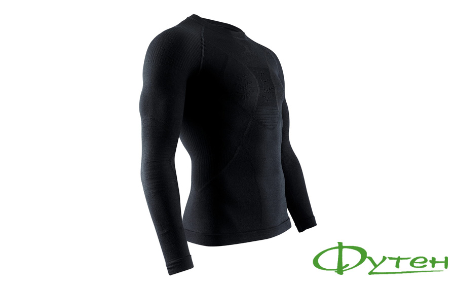Термоблуза X-BIONIC Apani 4.0 Merino Shirt LG SL Men black/black