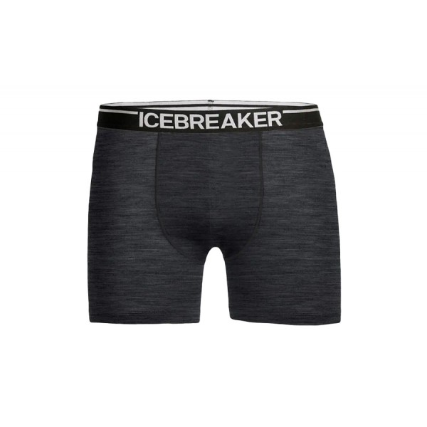 Термобілизна чоловіча шорти Icebreaker ANATOMICA BOXERS MEN jet hthr