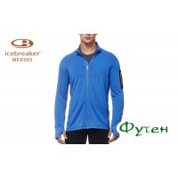 Термоблуза мужская Icebreaker COMPASS LS Zip MEN pelorus/admiral