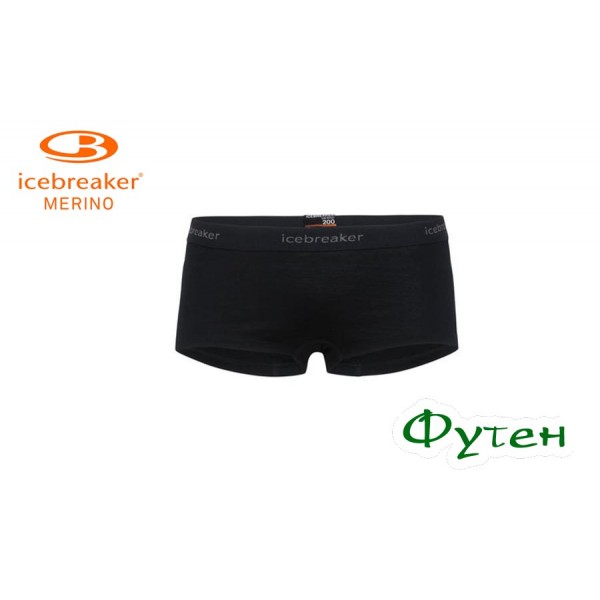 Термошорти жіночі Icebreaker OASIS BOY SHORTS WMN black