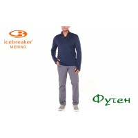 Пуловер Icebreaker ORIGINAL LS HALF ZIP MEN black