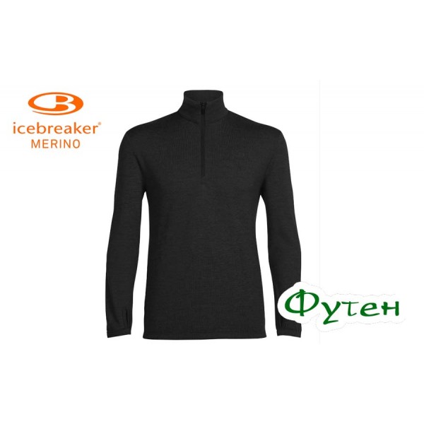 Пуловер Icebreaker ORIGINAL LS HALF ZIP MEN black