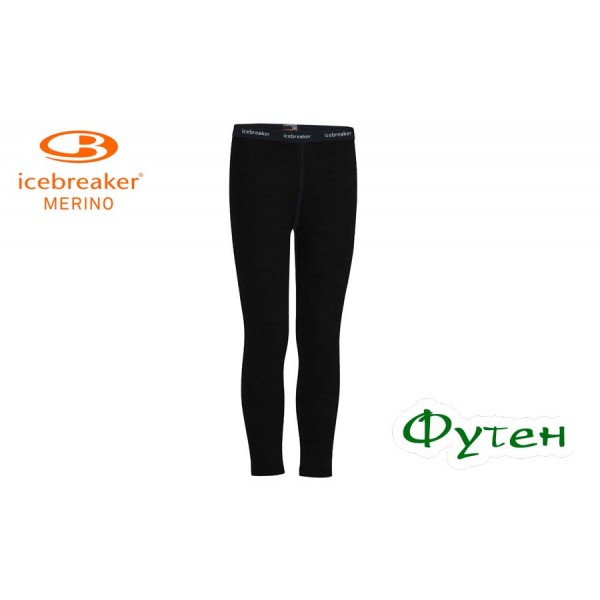 Термобілизна дитяча Icebreaker KIDS OASIS LEGGINGS black