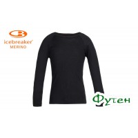 Термобелье детское Icebreaker KIDS OASIS LS CREWE black