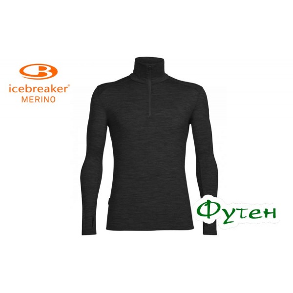 Термобелье мужское Icebreaker TECH LS HALF ZIP MEN black