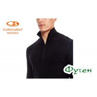 Термобелье мужское Icebreaker TECH LS HALF ZIP MEN black