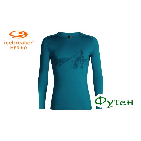 Термобелье мужское Icebreaker OASIS DELUXE RAGLAN LS CREWE LA MEIJE MEN alpine