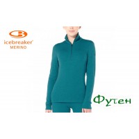 Термобелье женское Icebreaker VERTEX LS HALF ZIP WMN Mountain Dash kingfisher/arctic teal