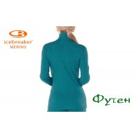 Термобелье женское Icebreaker VERTEX LS HALF ZIP WMN Mountain Dash kingfisher/arctic teal