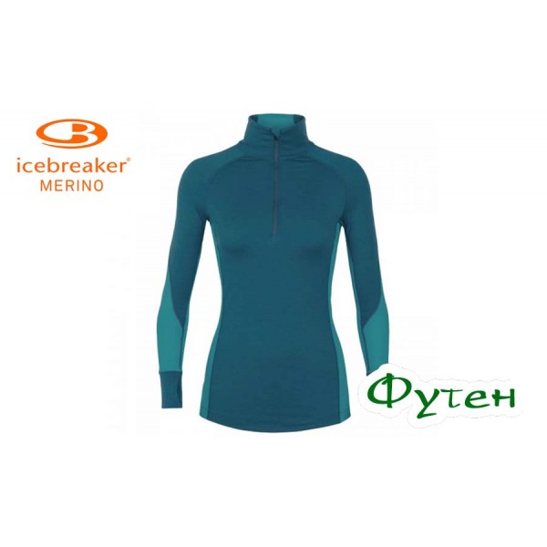 Термобілизна жіноча Icebreaker ZONE LS Half Zip WMN kingfisher/arctic teal