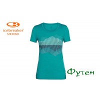 Футболка женская Icebreaker TECH LITE SS LOW CREWE WMN Cook Refle arctic teal