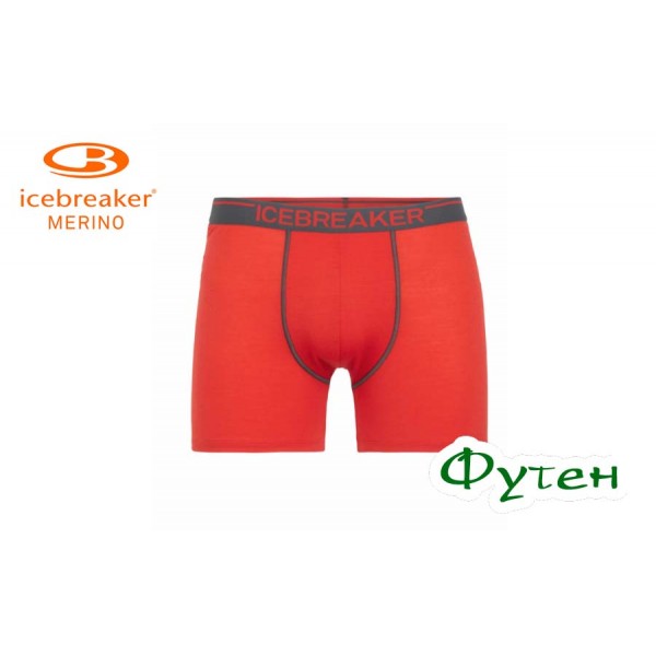 Термошорти чоловічі Icebreaker ANATOMICA BOXERS MEN chili red/monsoon