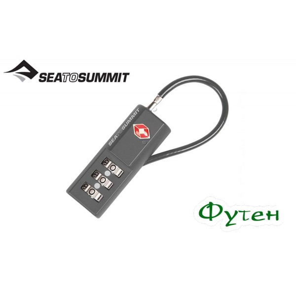 Замок для багажу Sea to Summit COMBO CABLE TSA lOCK grey