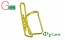 Флягодержатель Green Cycle GCC-BC22 алюминиевый жёлтый