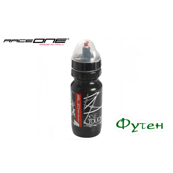 Велофляга RaceOne Bottle Onetouch black/black 600 мл