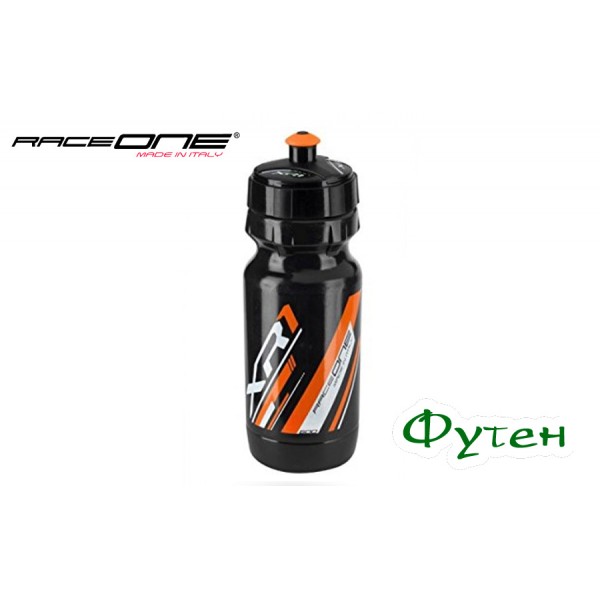 Фляга велосипедная RaceOne Bottle XR1 black/orange 600 мл