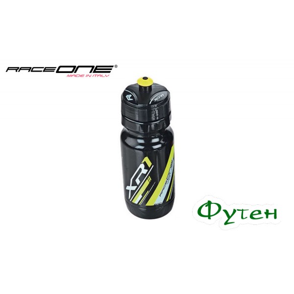 Фляга велосипедная RaceOne Bottle XR1 black/yellow 600 мл