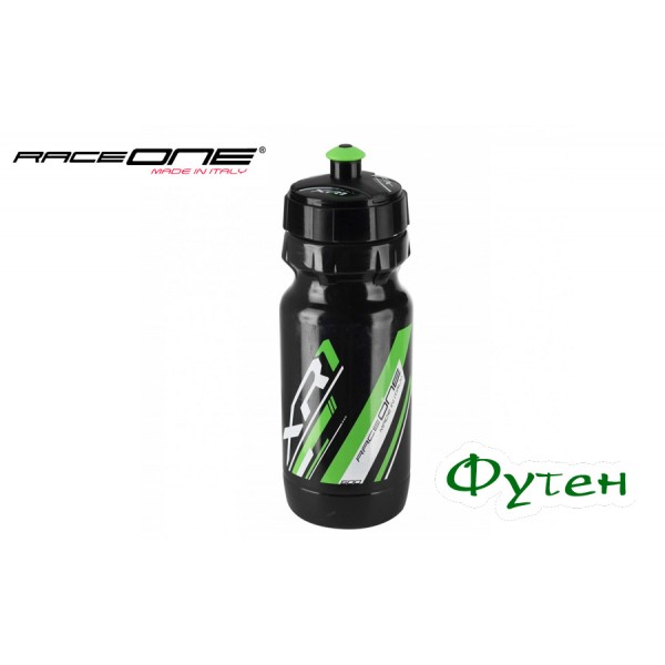 Фляга пластиковая RaceOne Bottle XR1 black/green 600 мл