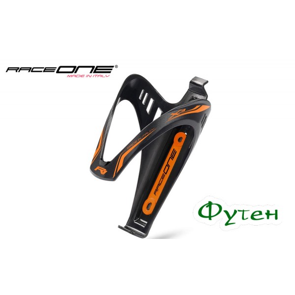 Флягодержатель RaceOne Cage X3 Matt AFT black/orange fluo