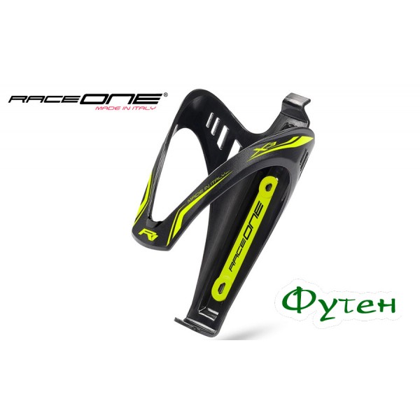 Флягодержатель RaceOne Cage X3 Matt AFT black/yellow fluo